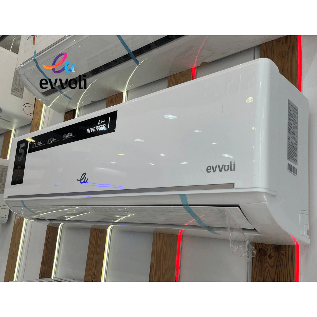 کولرگازی 24000 اینورتر T3 ایوولی (evvoli) پلاتینیوم پنل سفید (نسل5)