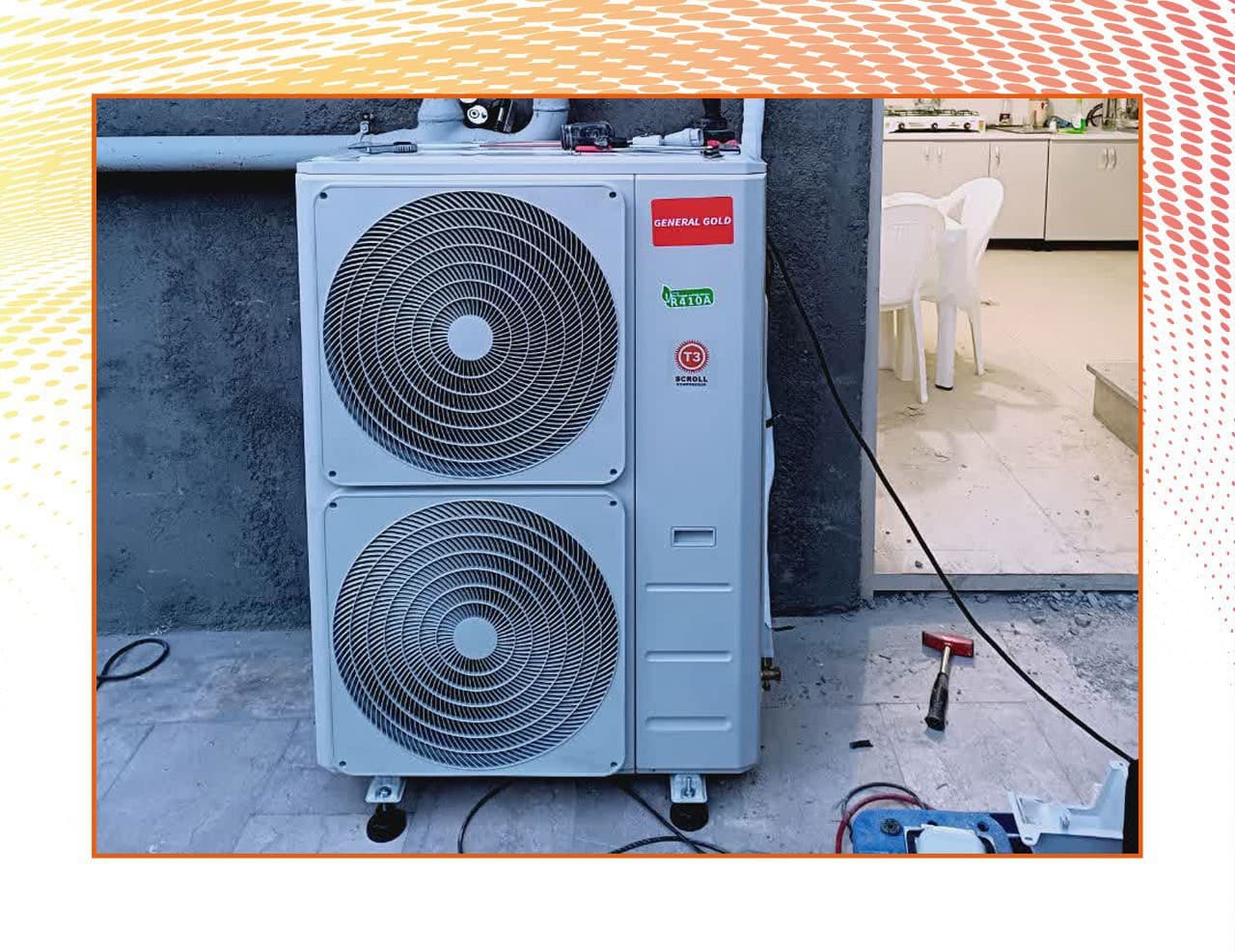 کولرگازی 48000 ایستاده کانورتر جنرال گلد کم مصرف مدل GG-AF48000-ULTRA-CON-T3 generalgold - 3